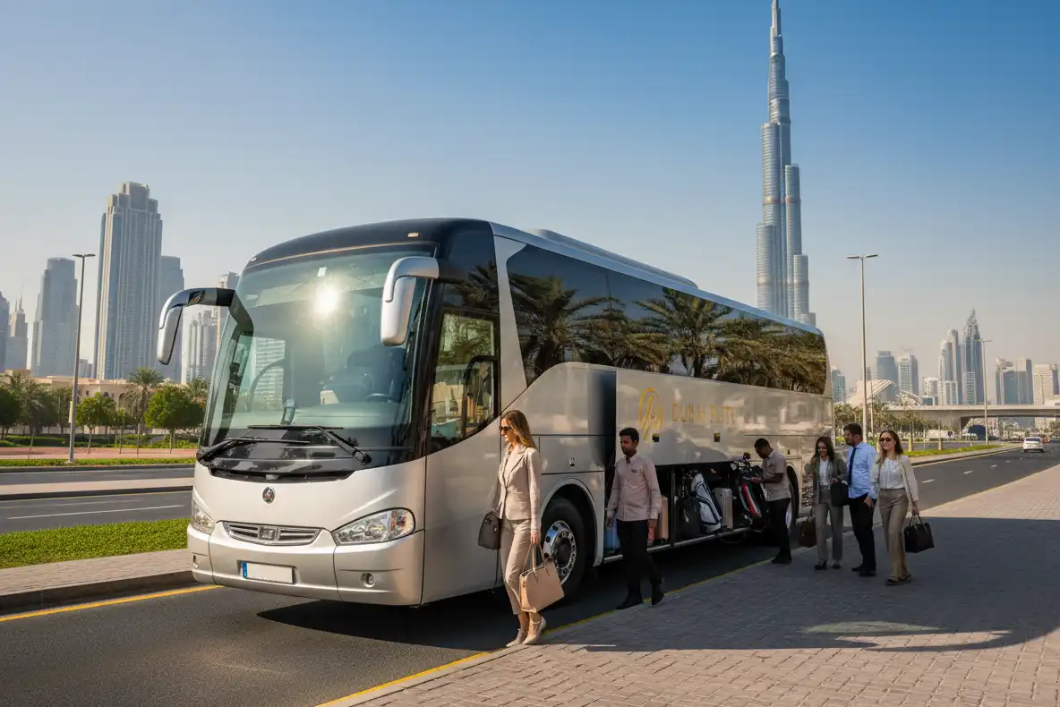 How to rent the Right Bus Size for Group Travel in Dubai